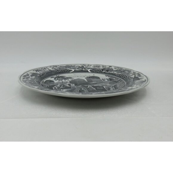 SPODE Archive Collection Traditions Series CARAMANIAN Plate Black and White - Picture 9 of 10